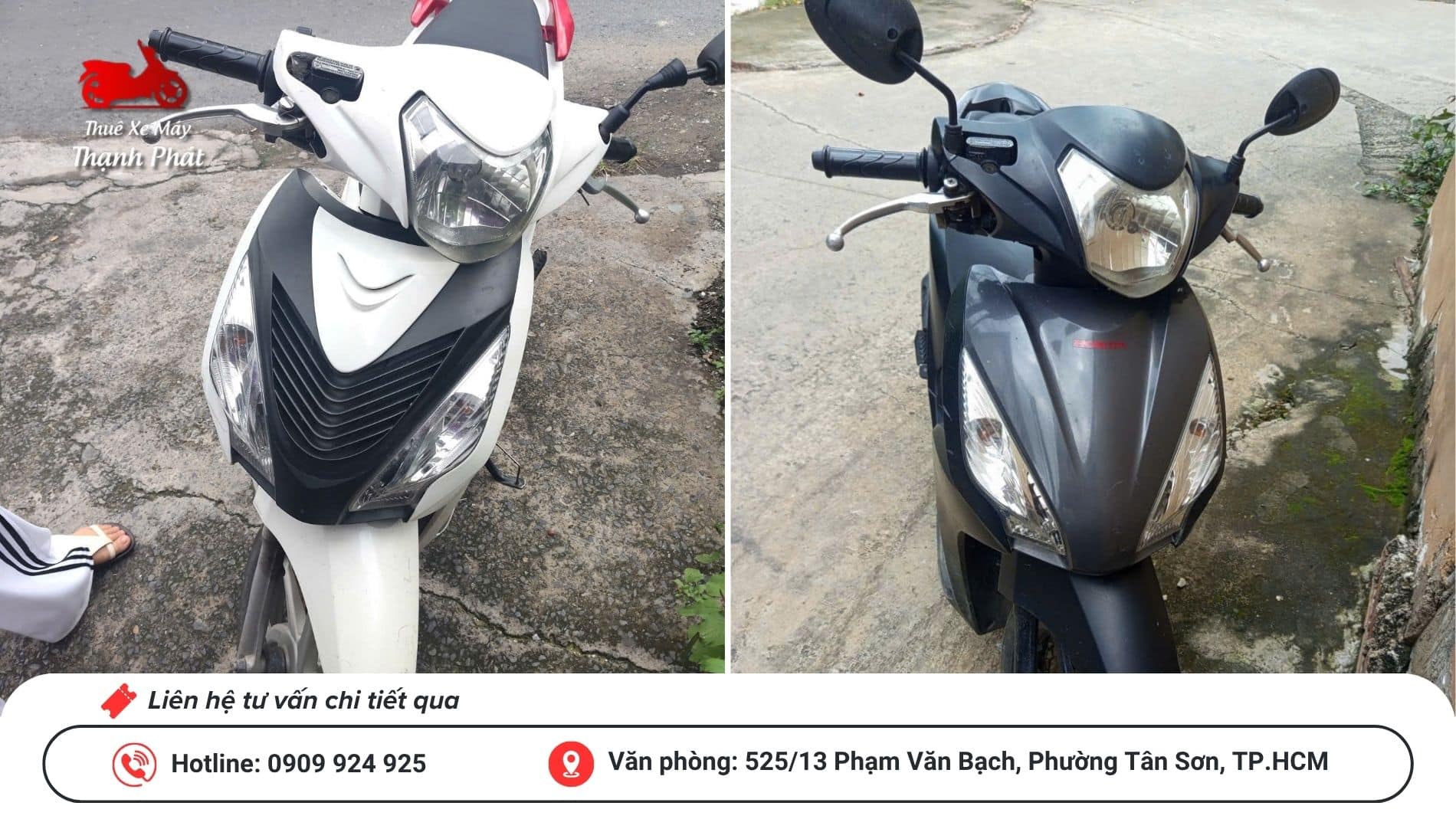 Dịch vụ cho thuê xe máy tại Sài Gòn thue xe 3