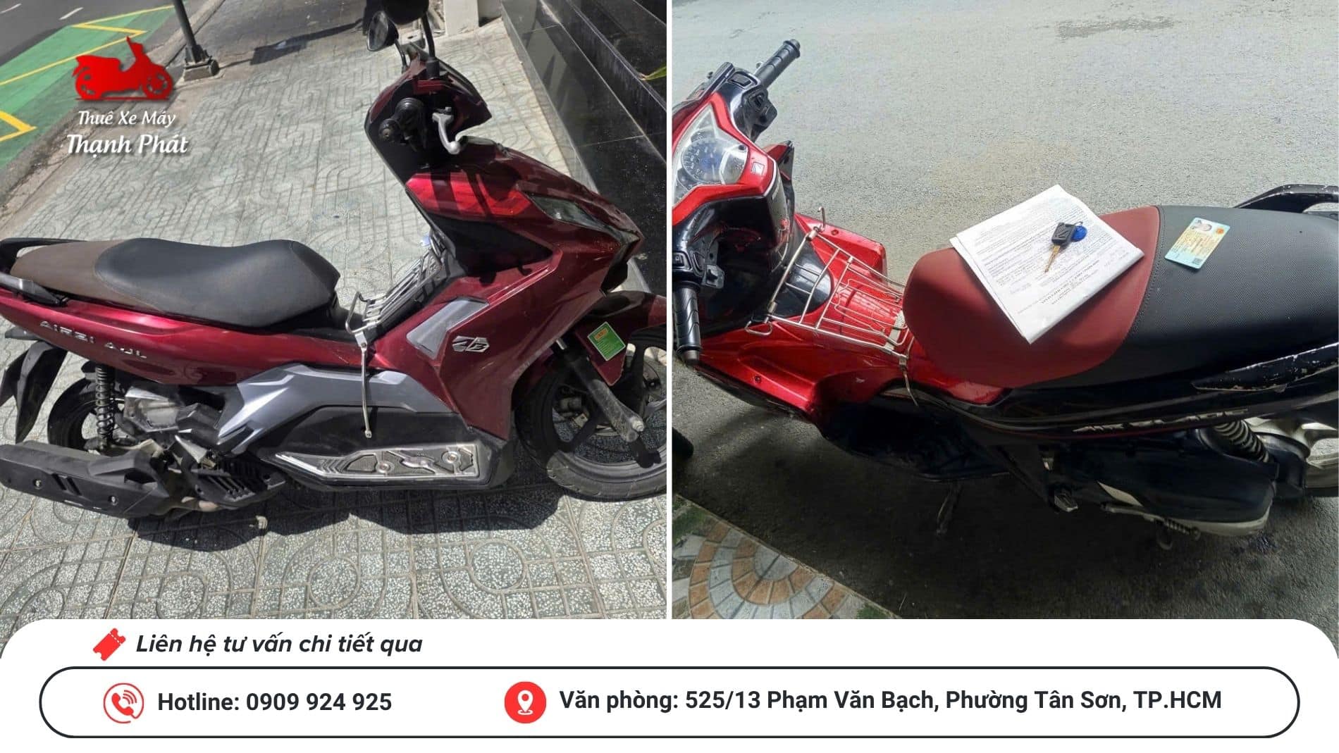 Dịch vụ cho thuê xe máy tại Quận 4 thue xe 11