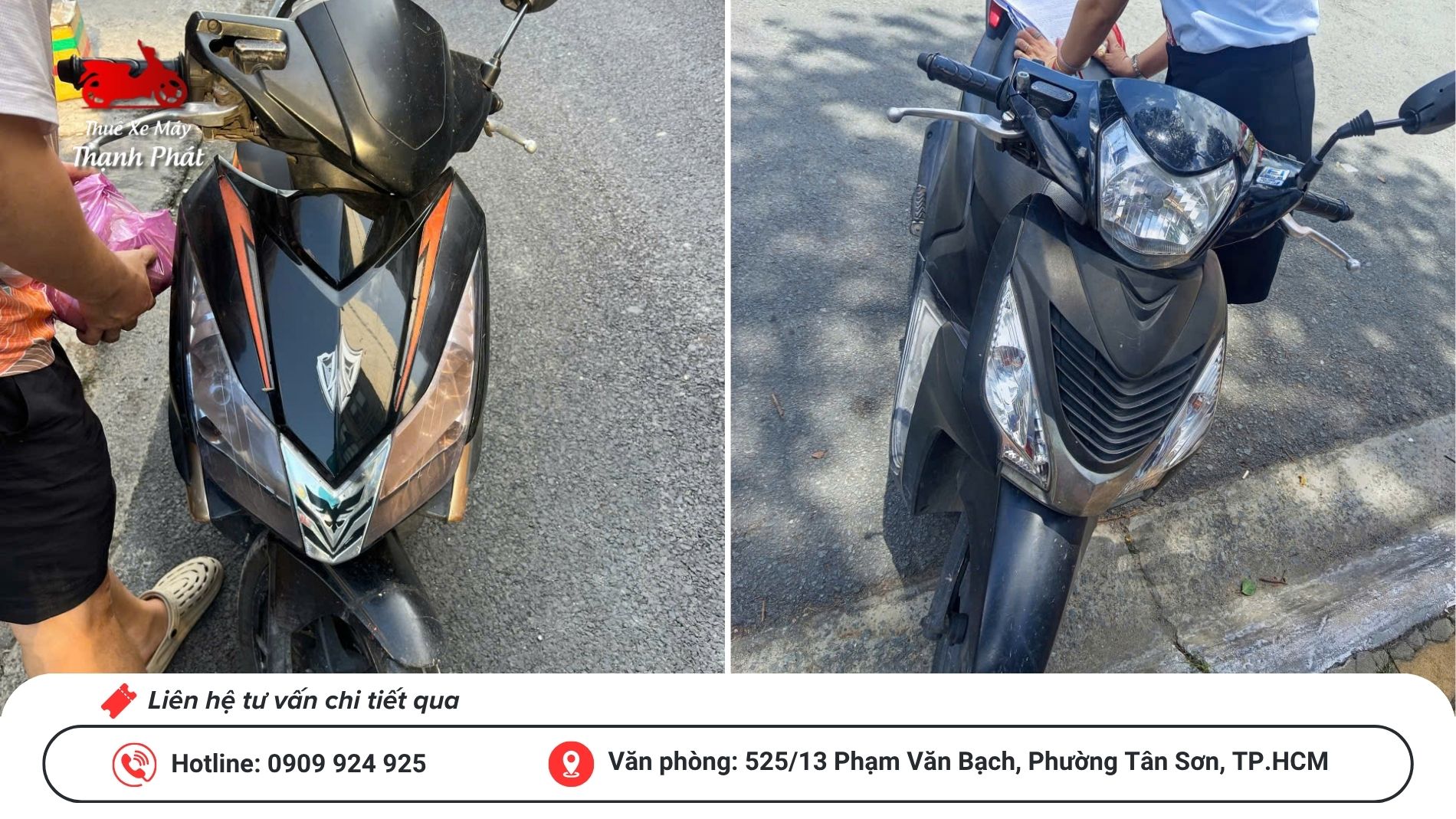 Dịch vụ cho thuê xe máy tại Gò Vấp thue xe 7