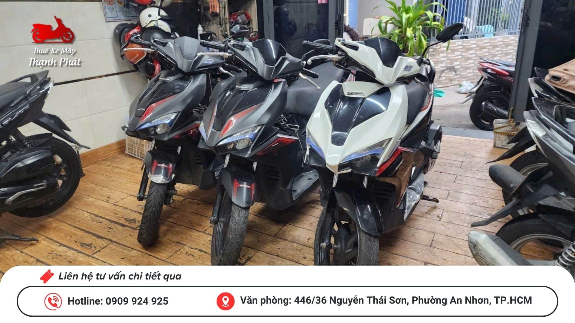 Thuê xe máy giao tận nơi tại TP.HCM thue xe 15