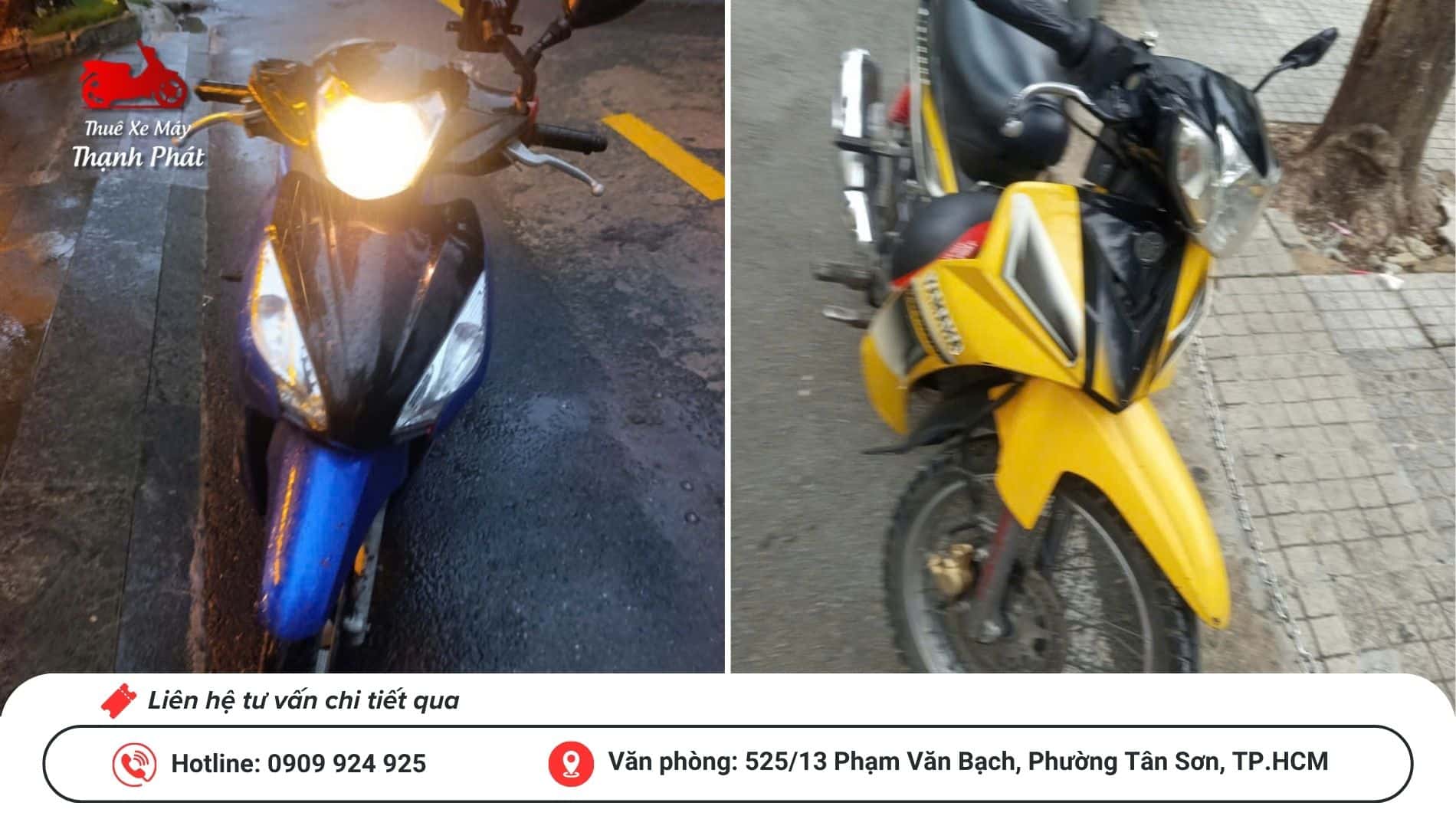 Dịch vụ cho thuê xe máy giá rẻ thue xe 16
