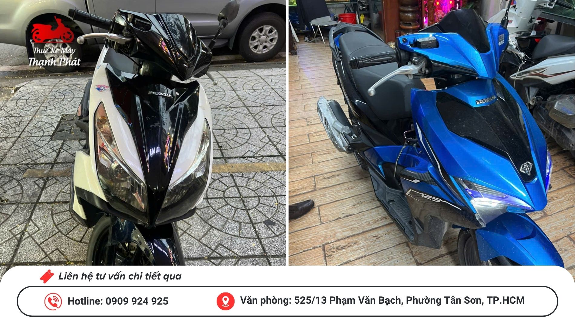 Dịch vụ cho thuê xe máy theo ngày thue xe 7
